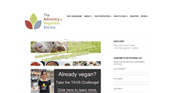 Desktop Screenshot of abolitionistvegansociety.org